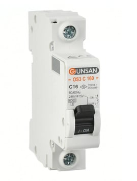 Günsan 1x32A B Serisi 6Ka Otomatik Sigorta OS3B160-32